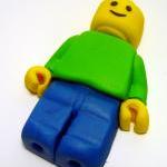 Fondant Lego Inspired Mini Fig Cake Topper