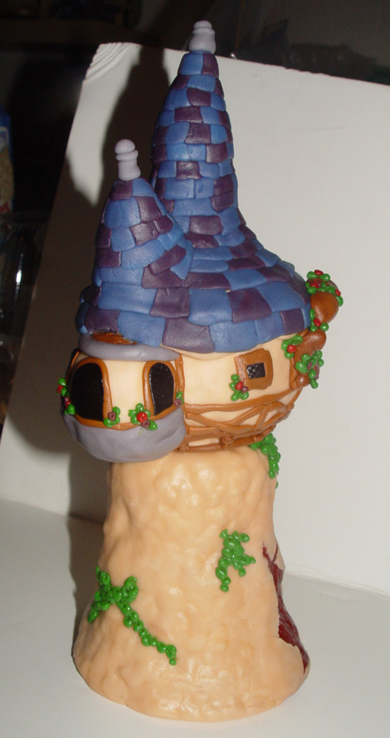 Fondant "tangled Inspired" Tower Cake Topper