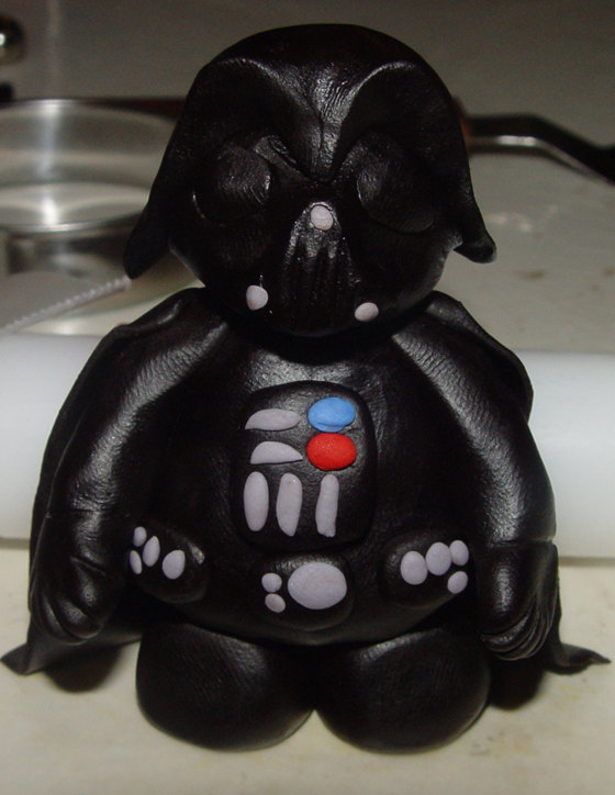 Fondant "star Wars Inspired" Cake Toppers- Set Of 4
