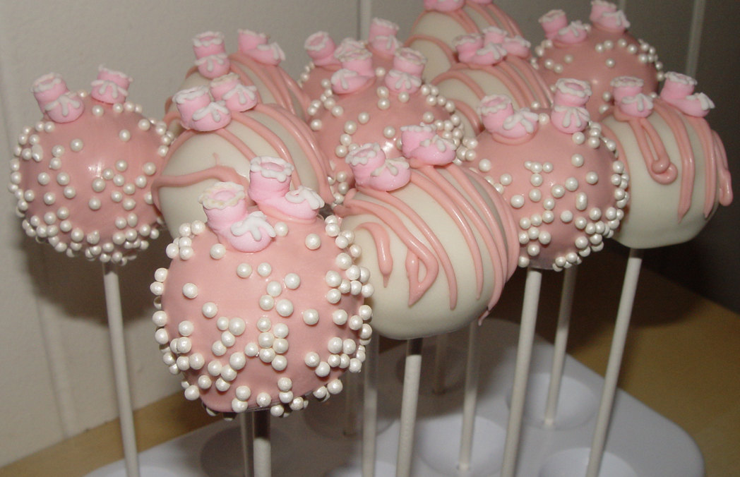 One Dozen Baby Shower Themed Cake Pops On Luulla